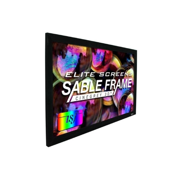 Elite Screens ER150DHD3 150" Sable Frame CineGrey 3D Projection Screen