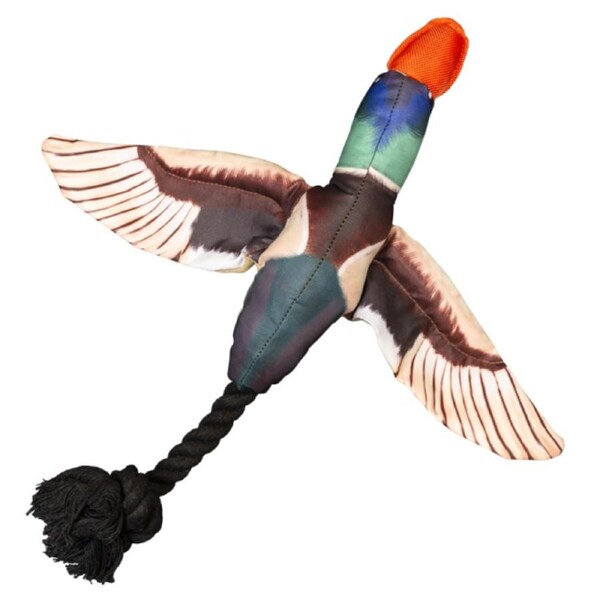 Bungee Duck Fly & Fetch Dog & Puppy Toy by Spunky Pup