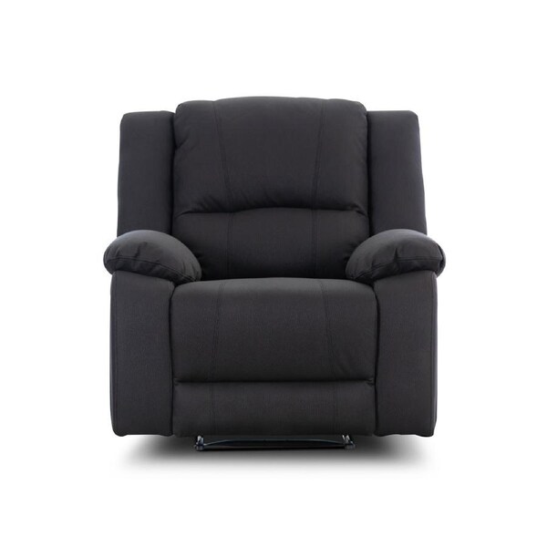 Anderson 1 Seater Fabric Electric Recliner Sofa Chair Jet