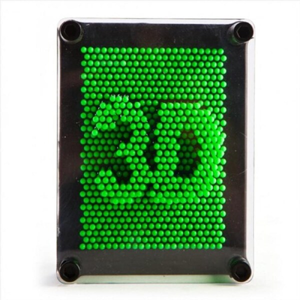 Green Neon Pin Art