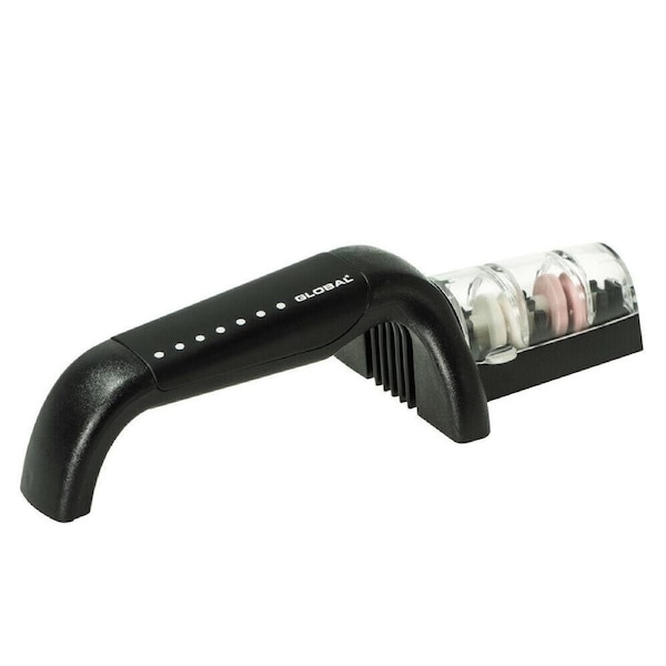 Global 2 Stage Ceramic Water Knife Sharpener - Black 79733