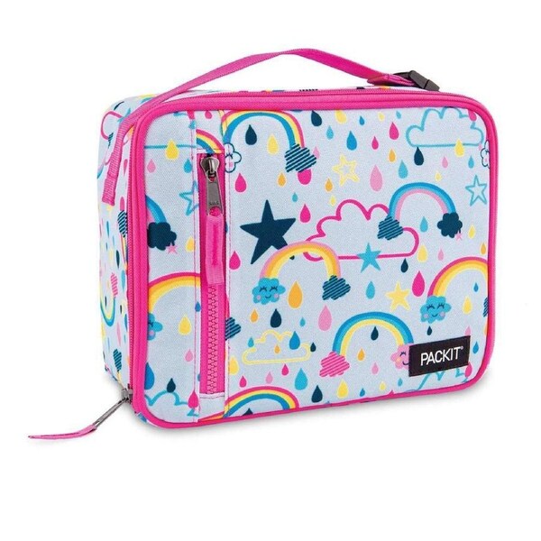 PackIt Classic Cooler Lunch Box Bag Freeze and Go - Rainbow Sky