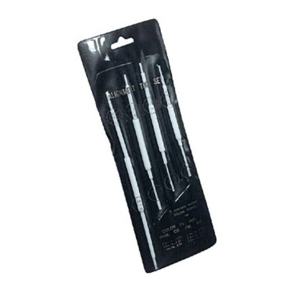 Alignment/Adjustment Tool Kit Set for Electronics/Television/Stereo/Radio White