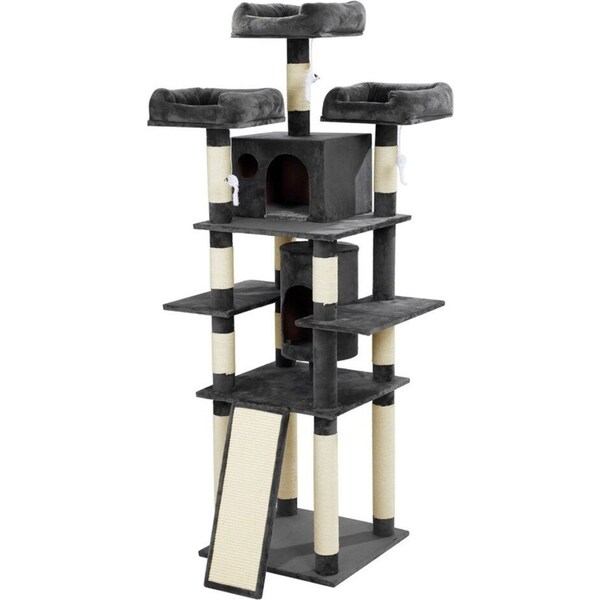 Paws & Claws 170x60cm Catsby Kensington Cat/Kitten/Pets House/Scratching Post