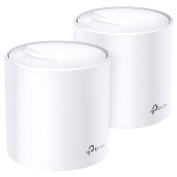 2PK TP Link Ax3000 Deco X60 2.4/5GHz Wireless Whole Mesh Home Wi-Fi System White