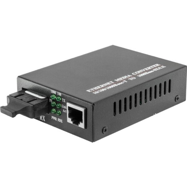 Gigabit Fibre Media Converter SM Dual Fibre SC 20KM Data Transmission Extender