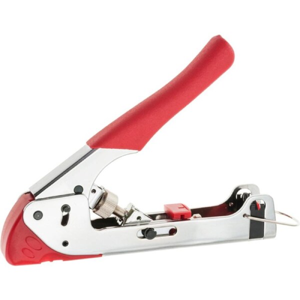 Hanlong Adjustable 6.1" 155mm Chrome-Plated Compression Tool for RG59-6 F/BNC