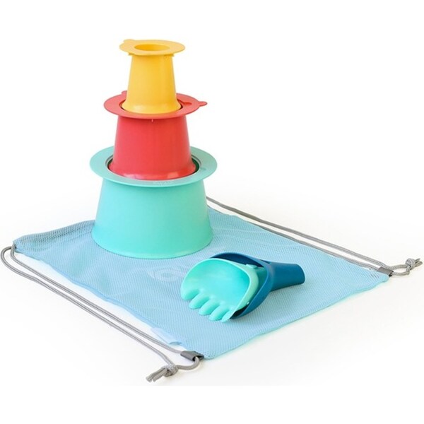 Quut 41cm Beach Set Outdoor/Play Water/Sand Toys Alto/Raki/Bag for Kids/Children