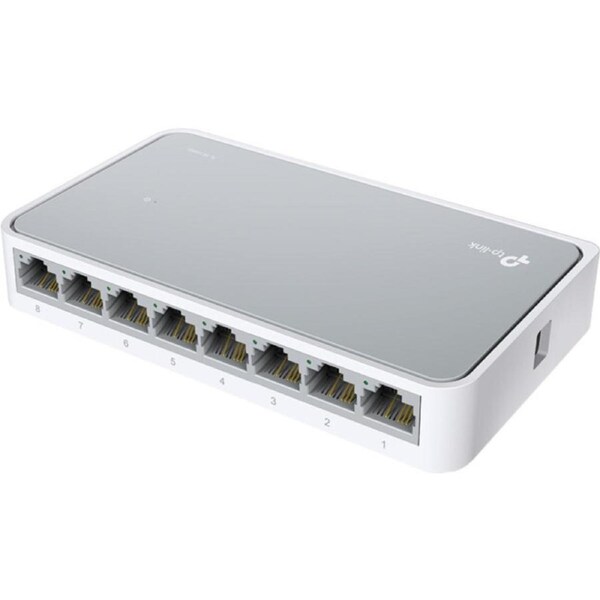 TP Link TL-SF1008D 8-Port Unmanaged 10/100M Desktop Ethernet Switch/Hub Ports