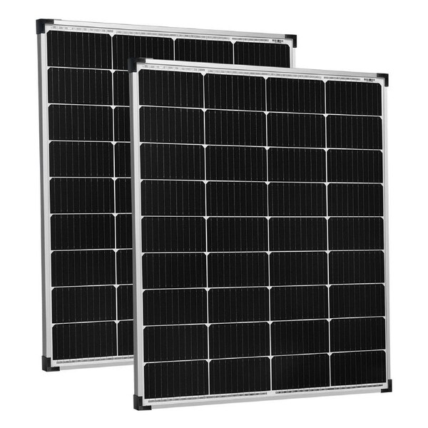 Acemor 12V 600W Mono Solar Panel Camping Caravan Battery Charge