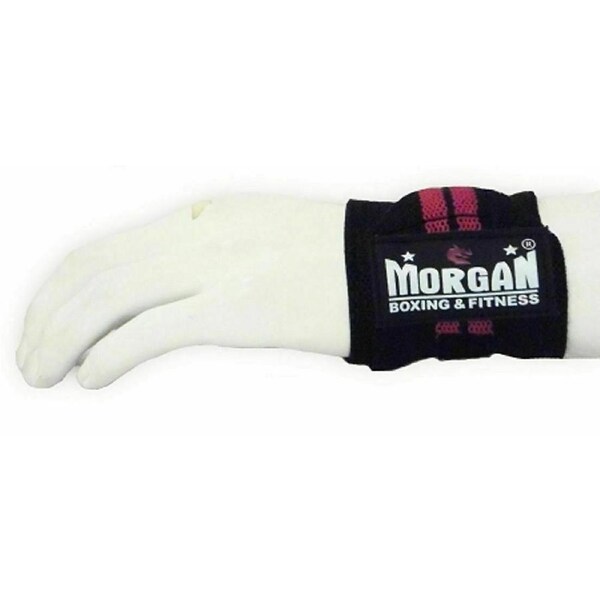 MORGAN Elasticated Weight Lifting Wrist Guard - (Pair)