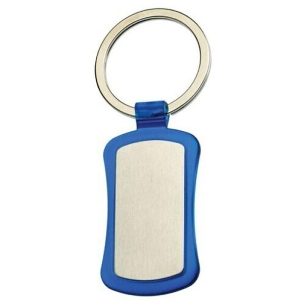 50x Duo Key Tag Key Ring Keyring School Bag Badge Bulk - Blue