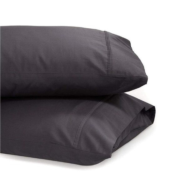 MyHouse Ashton Pillow Case Pack Super Standard 53X76cm - Graphite