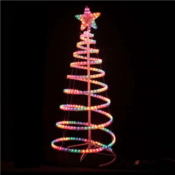 LED 145cm Rope Light Christmas Tree & Star Motif Xmas NEW