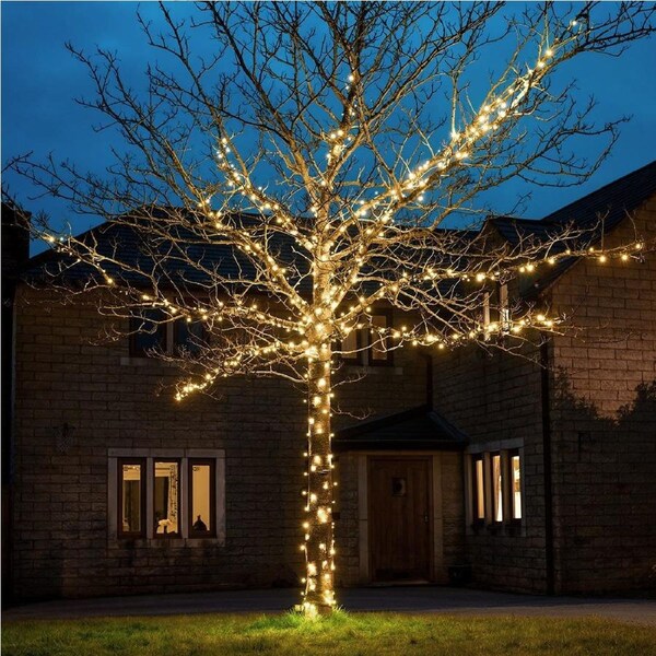1200 LED Christmas Fairy Light Warm White