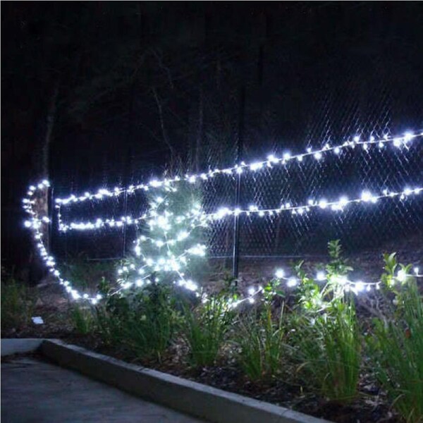 24m 200 LED Christmas Fairy Light Clear String White