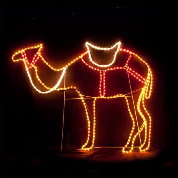 Wise Men's Camel LED Christmas Motif Rope Light Nativity