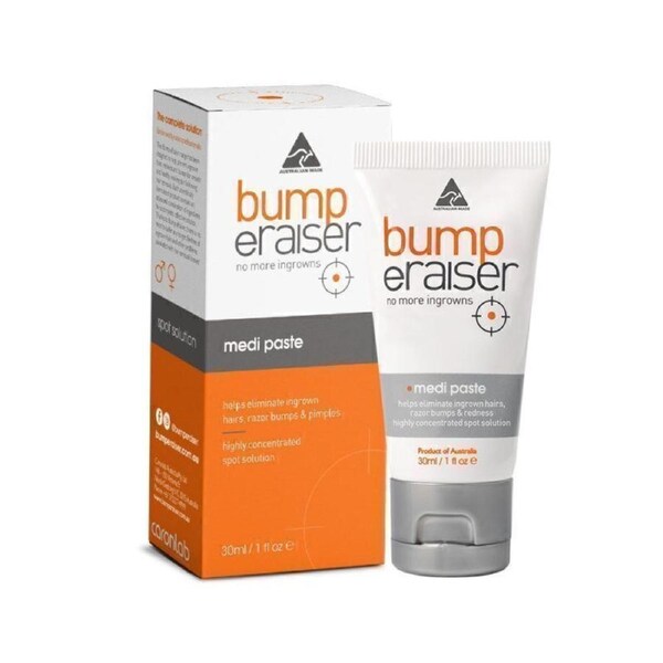Caronlab Bump eRaiser Medi Paste Ingrown Hair Razor Bump Pimples Waxing 30ml