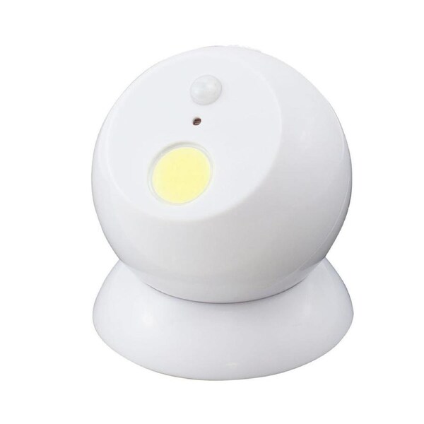 Brillar Motion Activated Swivel Ball Light - White