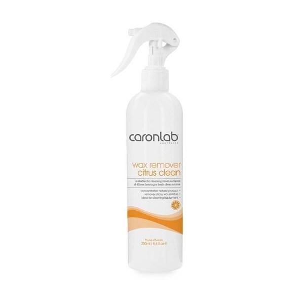 Caronlab Wax Remover Citrus Clean Trigger Spray 250ml Waxing Cleaner Removal