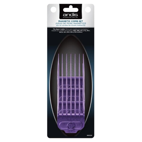 Andis Magnetic Attachment Comb Set 66320 For Hair Clipper (#5, #6, #7, #8) 4pcs