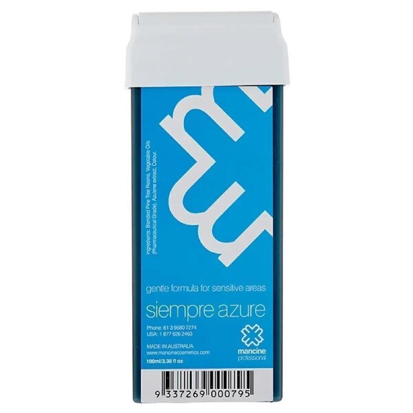 Mancine Siempre Azure Cartridge Strip Wax Waxing Hair Removal 100ml