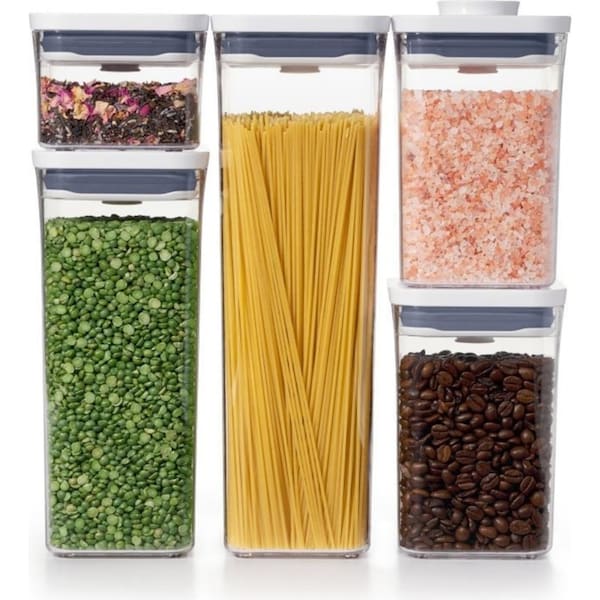 OXO Pop Good Grips 2.0 Container Set 5 Piece Air Tight 5pc