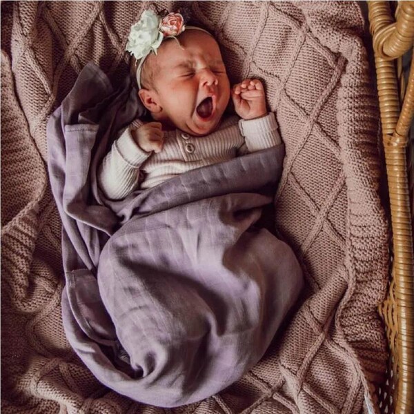 Dusk Organic Muslin Swaddle - Snuggle Hunny