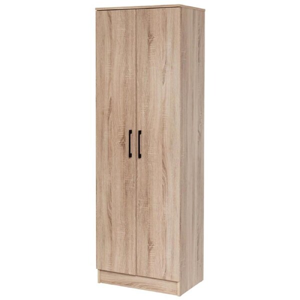 5 Tier Storage Cupboard Pantry Kitchen Cabinet Multi-Purpose Organizer Oak