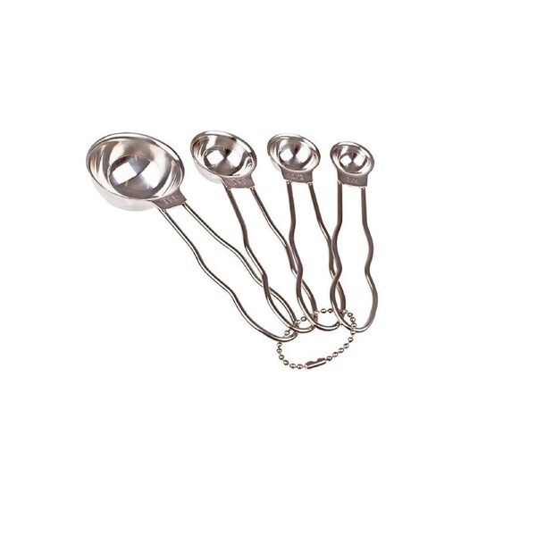 Appetito 4pc Stainless Steel Measuring Spoons Baking Cooking Australian Standard