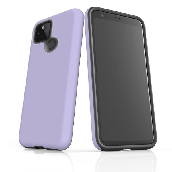For Google Pixel 5 Case Armour Protective Cover Lavender