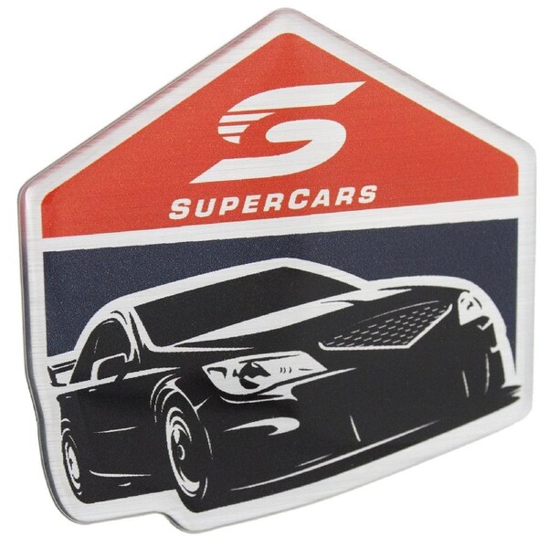 Supercars Racecar Logo Domed Automotive Decal Emblem Sticker