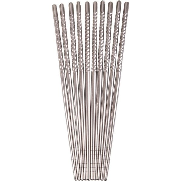 D.Line Stainless Steel Chopsticks - 5 Pairs