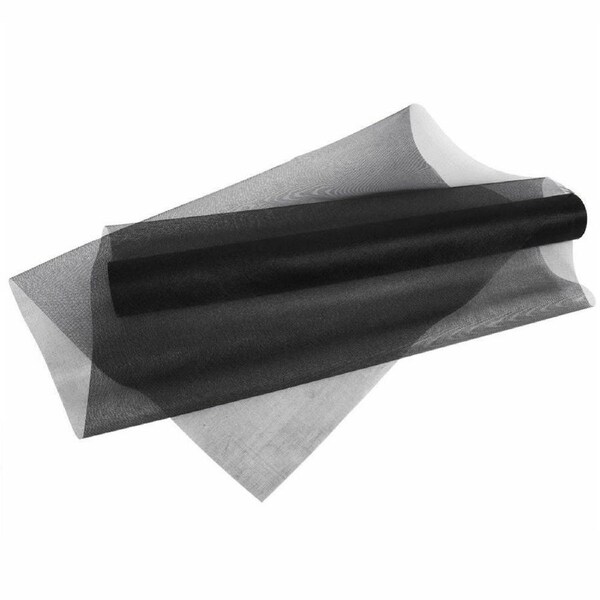 Ozoffer Roll Insect Flywire Window Fly Screen Net Mesh Flyscreen Black 100FT / 30M