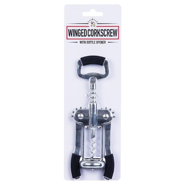 Winged Corkscrew Bottle Opener