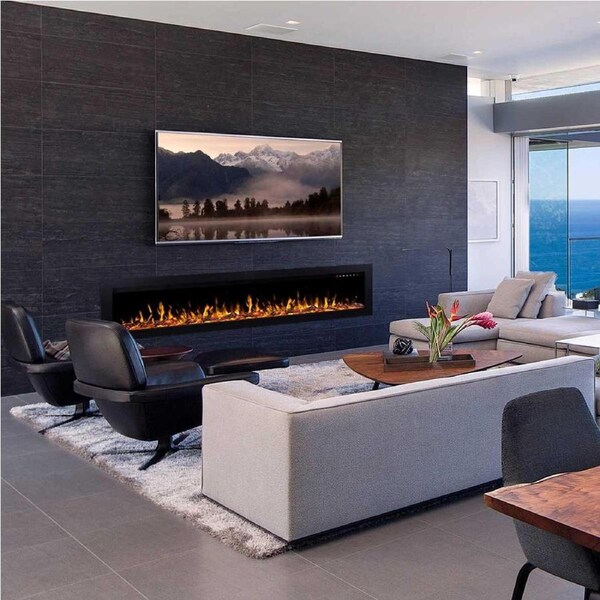 Sonata 1500W 72 inch Built-in Recessed Electric Fireplace