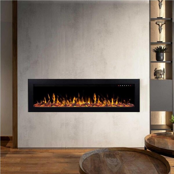 Sonata 1500W 60 inch Built-in Recessed Electric Fireplace