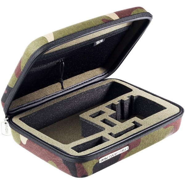 SP Gadgets POV Case Elite - Camo - Medium - To suit GoPro cameras.