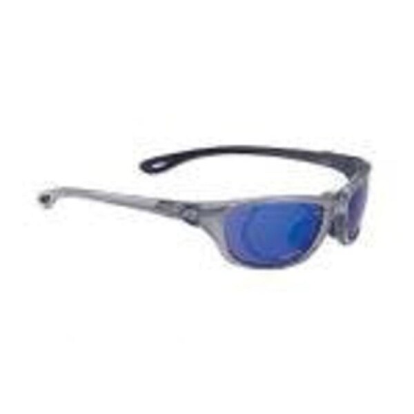 BBB Cycling Powerview 2 Sportglasses Silver-Black/Blue Smoke - Black/Blue