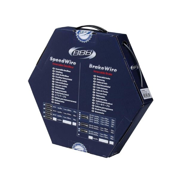 BBB Cycling Stopline Outer - 50 Mtr - Silver - Silver