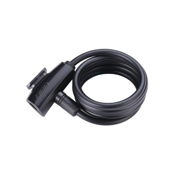 BBB Cycling Bicylelock Quicksafe 8mm X 1500mm Coil Cable - Black