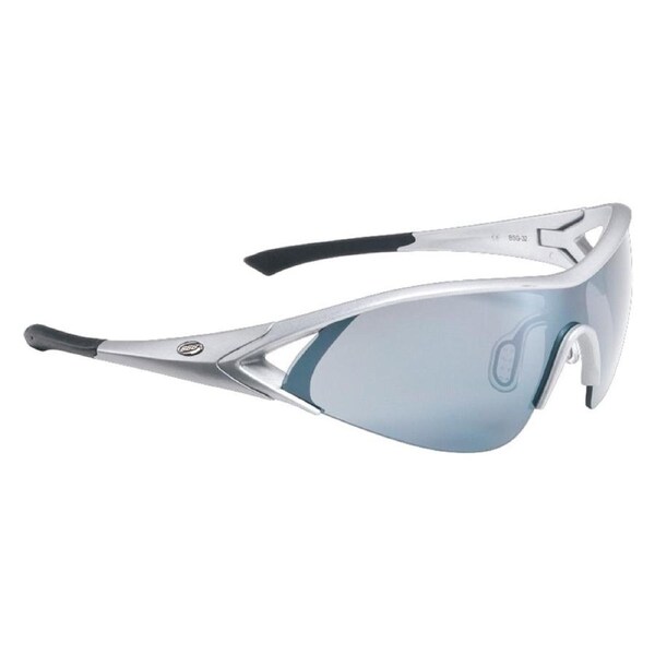 BBB Cycling Impact Sportglasses Matt Silver Smoke - Silver