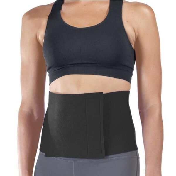 Vivva Black Waist Trimmer Protection Brace Back Pain Support Sports Gym Belt Body Slimming