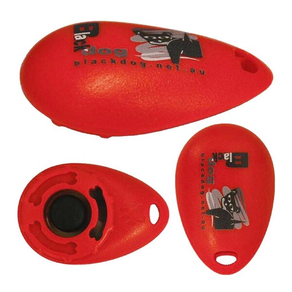 Black Dog Tear Drop Dog Training Clicker Assorted