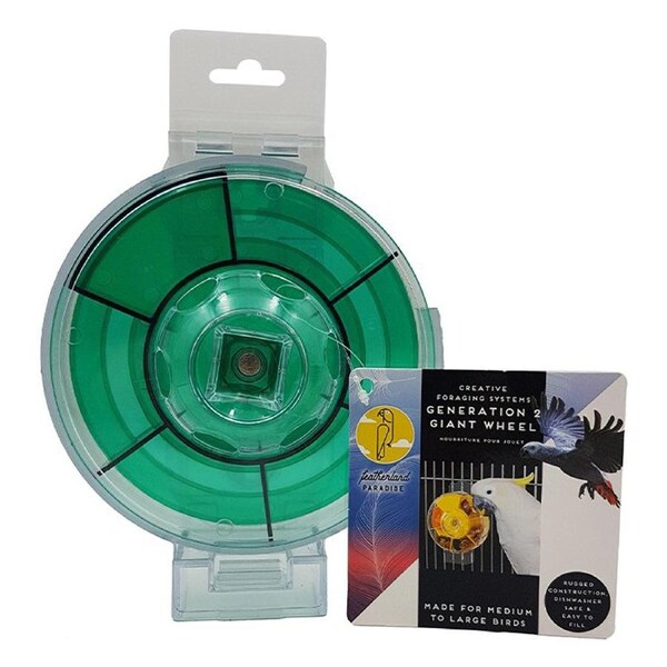 Featherland Paradise Generation II Foraging Wheel Bird Toy 15.2cm