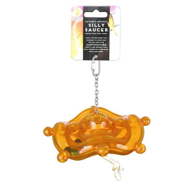 Featherland Paradise Silly Saucer Bird Toy Small 8 x 3cm