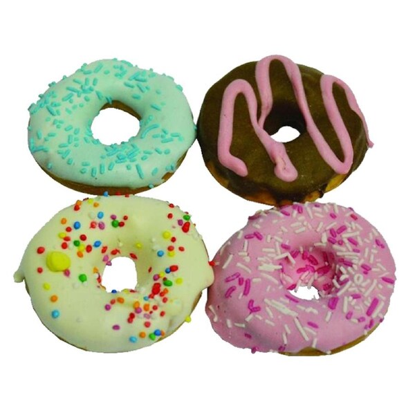Huds & Toke Little Doggy Donuts Low Fat Dog Treat 4 Pack
