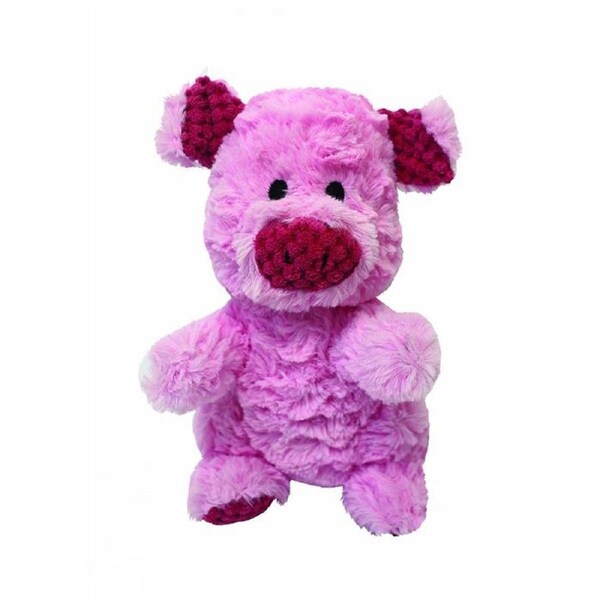 Multipet Wrinkleez Pig Plush Dog Squeaker Toy 24cm