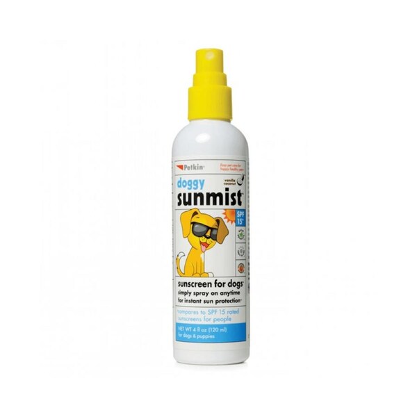 Petkin Doggy Sunmist SP15 Sunscreen for Dogs 120ml