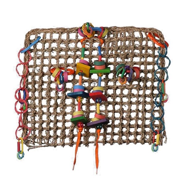 SuperBird Activity Wall Sea Grass Mat Bird Toy Assorted 30 x 35cm